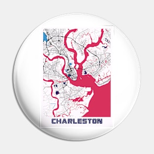 Charleston - United States MilkTea City Map Pin