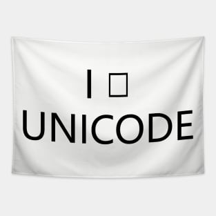 I heart Unicode Tapestry