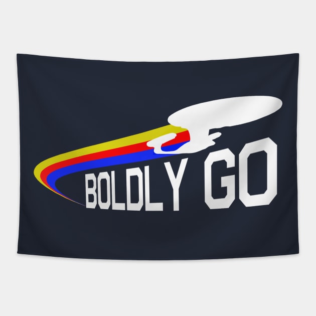 Boldly Go Tapestry by PopCultureShirts