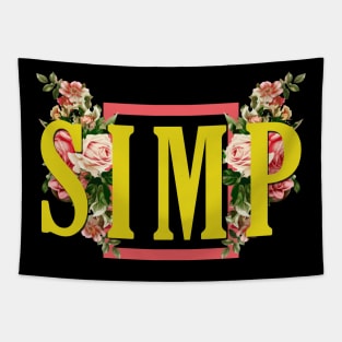 SIMP Floral Aesthetic Tapestry