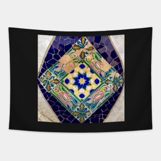 Colorful Square Mosaic Tapestry