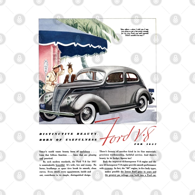 1936 FORD V8 - advert by Throwback Motors