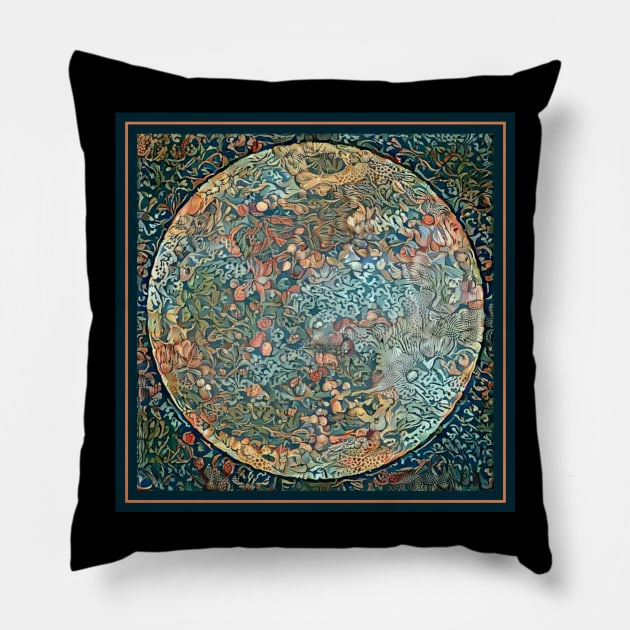 Moon Garden Pillow by JeanGregoryEvans1