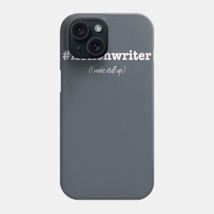 #fictionwriter white Phone Case