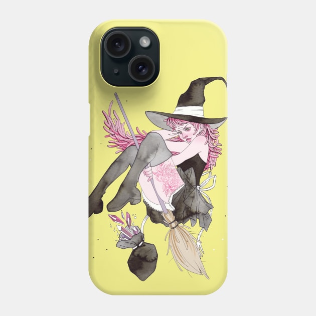 The witch with the gems Phone Case by SeriSeli