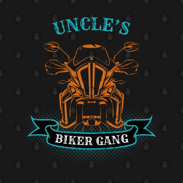 Uncle's Biker Gang Father's Day by DwiRetnoArt99