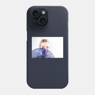 The Shy Girl With The Blue Eyes Phone Case