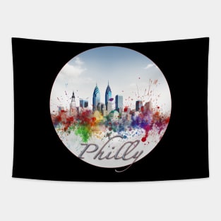 Philadelphi Skyline Tapestry