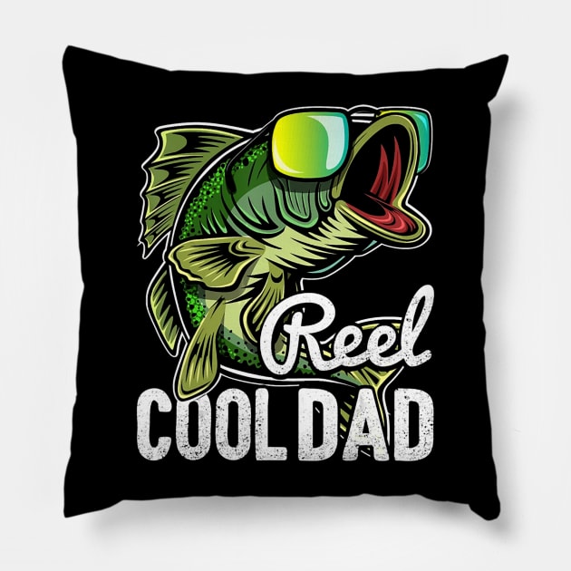 Reel Cool Dad Pillow by herlindagay