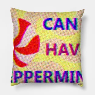 CAN I HAVE A PEPPERMINT 1 RETRO VAPORWAVE JACK STAUBER BASED Pillow