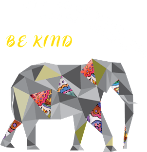 In A World Where You Can Be Anything Be Kind Elephant cute Magnet