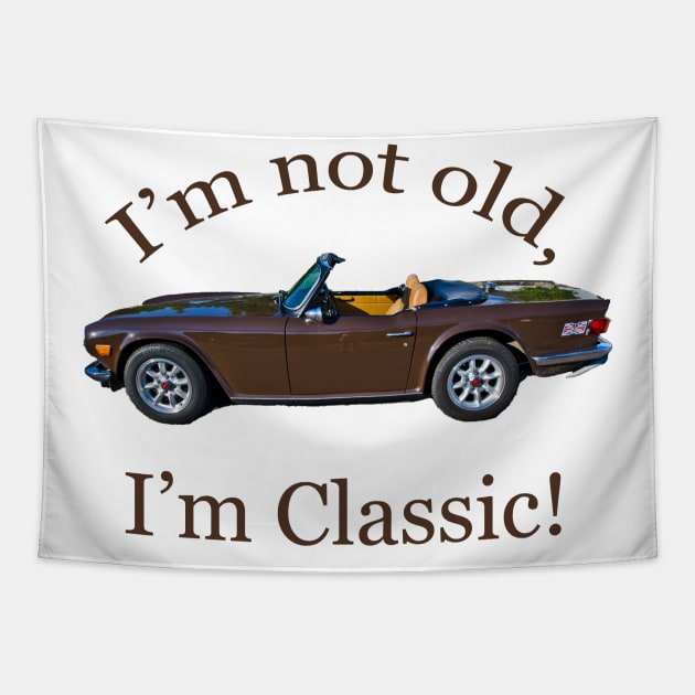 1971 Triumph TR6 Tapestry by mtbearded1