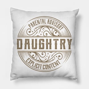 daughtry vintage ornament Pillow