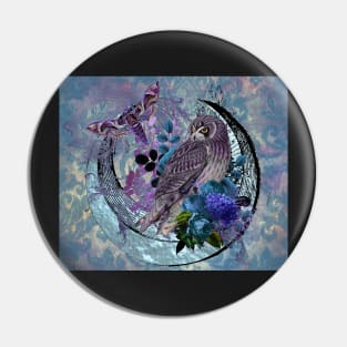 Purple Owl Pin