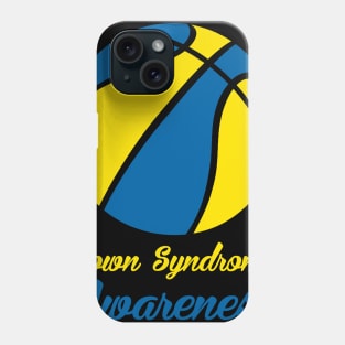 Down Syndrome Awareness Basketball Phone Case