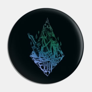 VII Colored version Pin