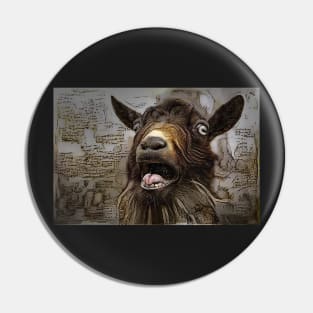 Da Vinci goat Pin