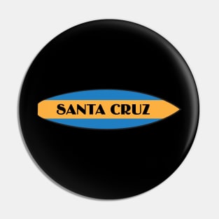 Santa Cruz California CA Surf Board Pin