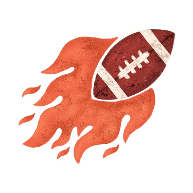 Flamin Football by SWON Design