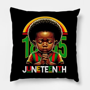 Kids Juneteenth Prince 1865 Black History Month Toddler Boy Pillow