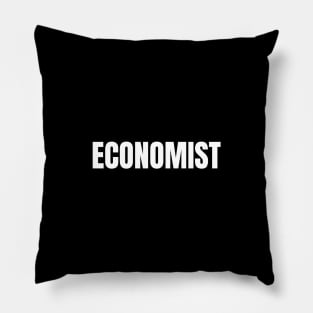 Economist Word - Simple Bold Text Pillow