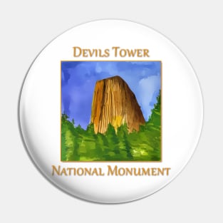 Devils Tower National Monument Pin