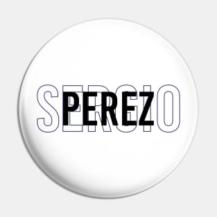 Sergio Perez Driver Name - 2022 Season #3 Pin