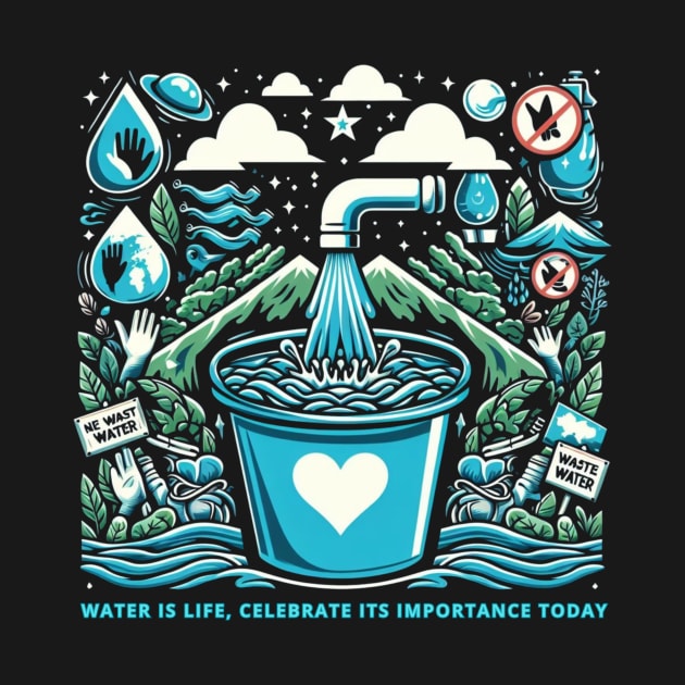 Water is life, celebrate its importance today by HALLSHOP