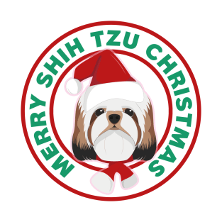 Merry Christmas Shih Tzu T-Shirt