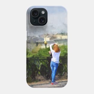 Red-haired girl Phone Case