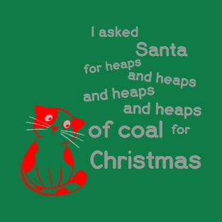 Red Cat's Christmas Gift T-Shirt