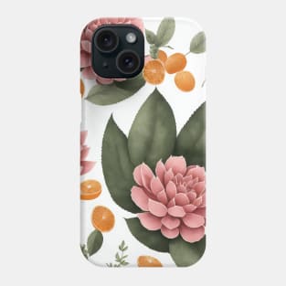 Chromatic Botanic Abstraction #54 Phone Case