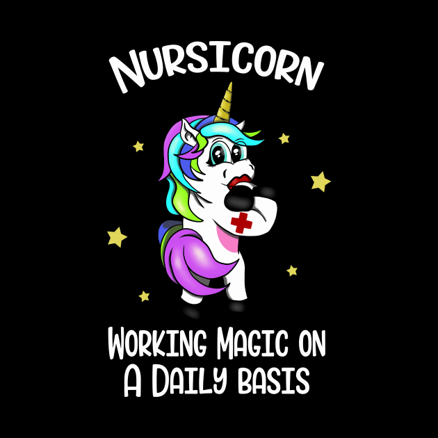 Nurse Unicorn Medical Assistant Nursicorn Scrub by Foxxy Merch