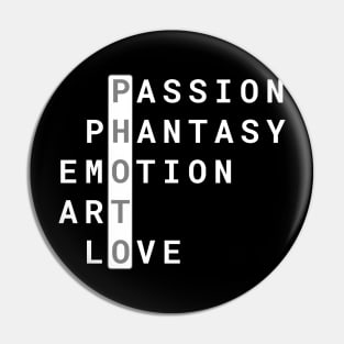 PHOTO Passion Phantasy Emotion Art Love Gift Pin