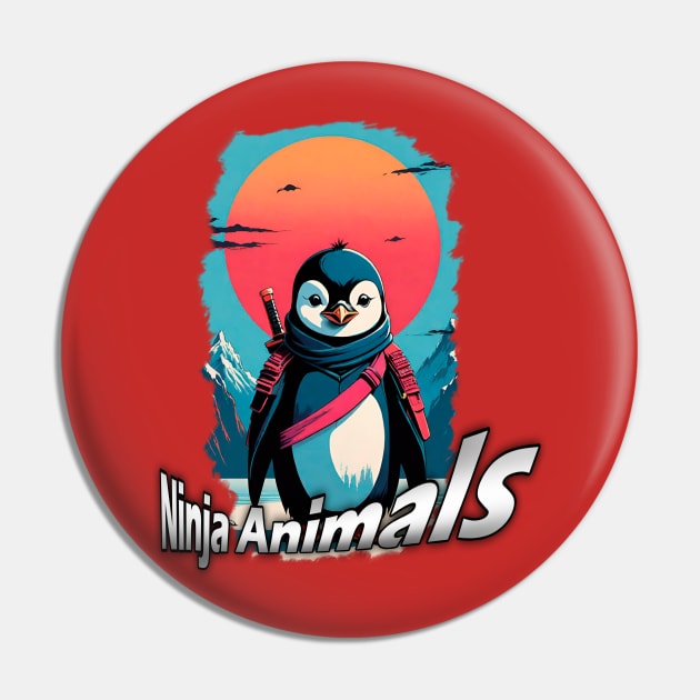 Ninja Animals  penguin samurai Pin by AndreyG