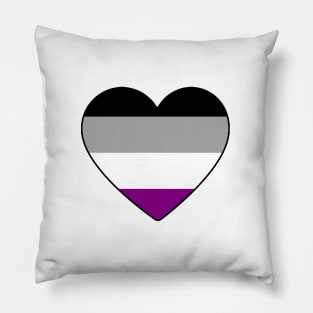 Asexual Pride Heart Pillow