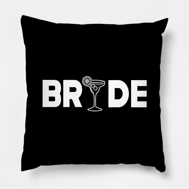 Bride - Cocktail Party Pillow by KC Happy Shop