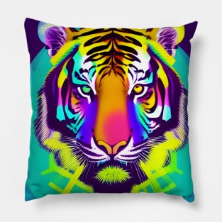 Rainbow Tiger Pillow