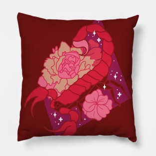 Scorpio Scorpion (Red) Pillow