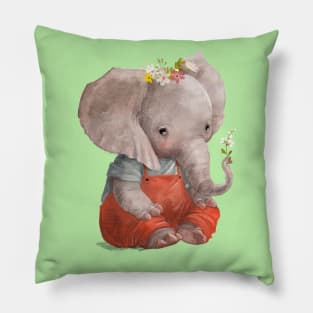 Elephant Love 2 Pillow