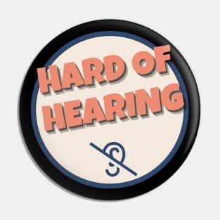 Hearing Impaired Ear Pin