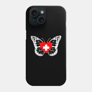 Nurse Butterfly Design Phone Case