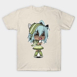 Gacha Life Girl T-shirt, série Gacha Club, moda coreana fofa