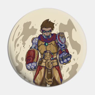 Mecha cyborg Wukong Pin