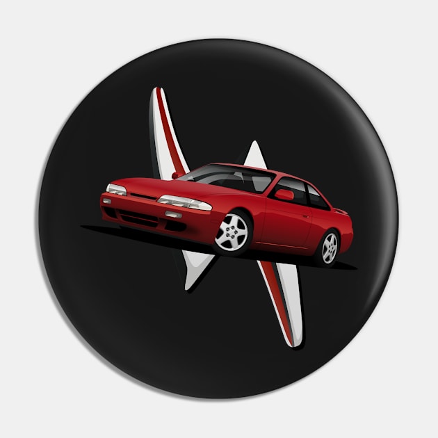 Silvia S14 Pin by AutomotiveArt