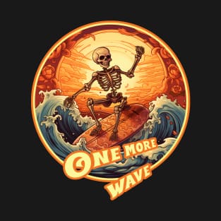 Halloween Surfer skeleton T-Shirt