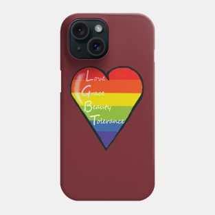 LGBT-Heart Phone Case