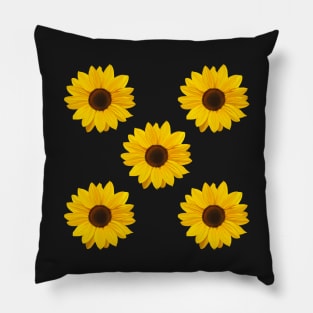 sunflower stickers pack Pillow