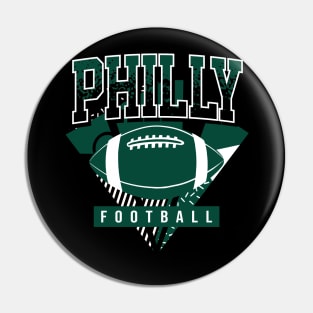 Philadelphia Football Retro Throwback Pin