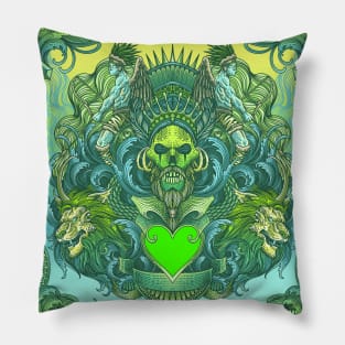 East King Surrealism Art Pillow